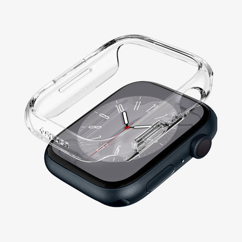 ACS05458 - Apple Watch Ultra (Apple Watch (49mm)) Case Thin Fit in black showing the front